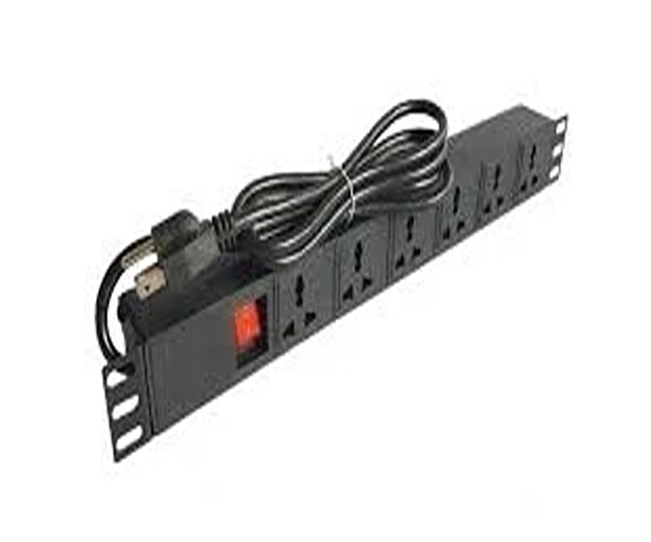 مشترك كهرباء 6 مخرج PDU 6 Port 